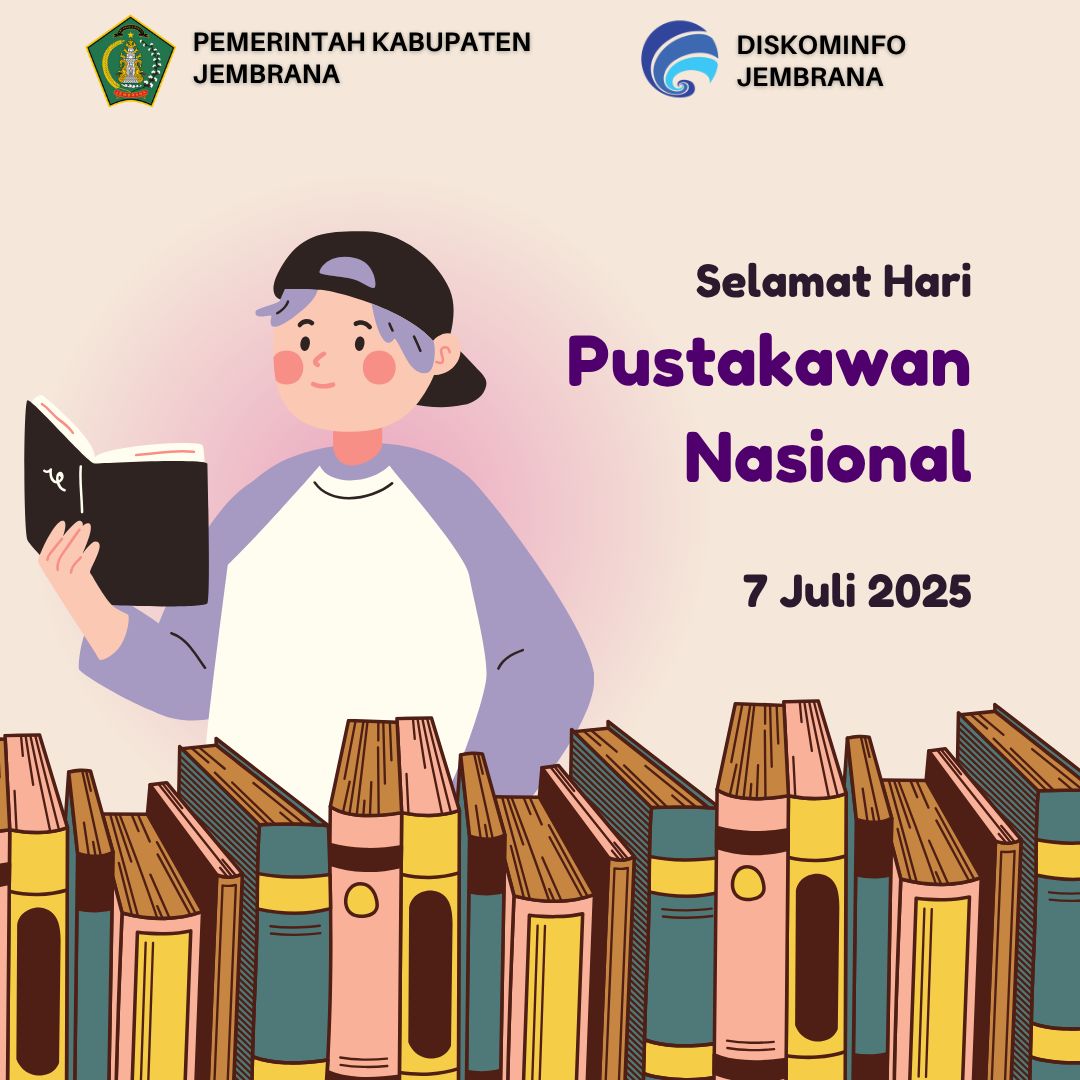 Infografis Hari Pustakawan Nasional Tahun 2025