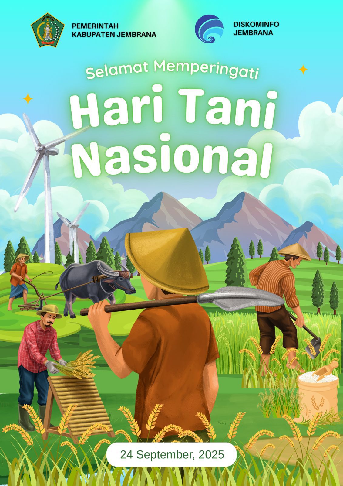 Infografis Hari Tani Tahun 2025
