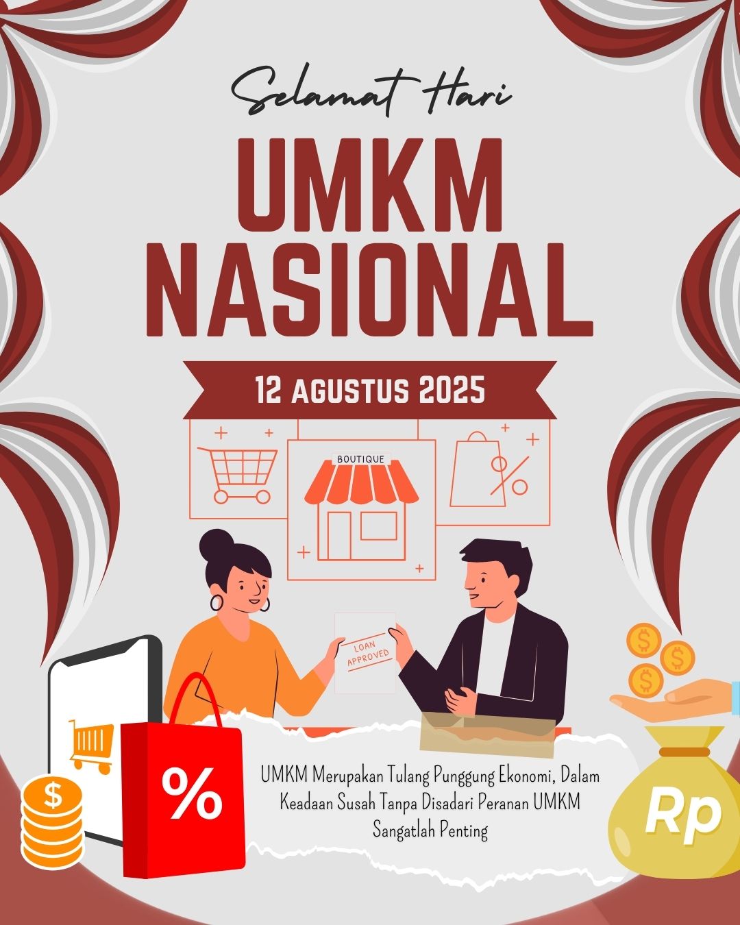 Infografis Hari UMKM Nasional Tahun 2025