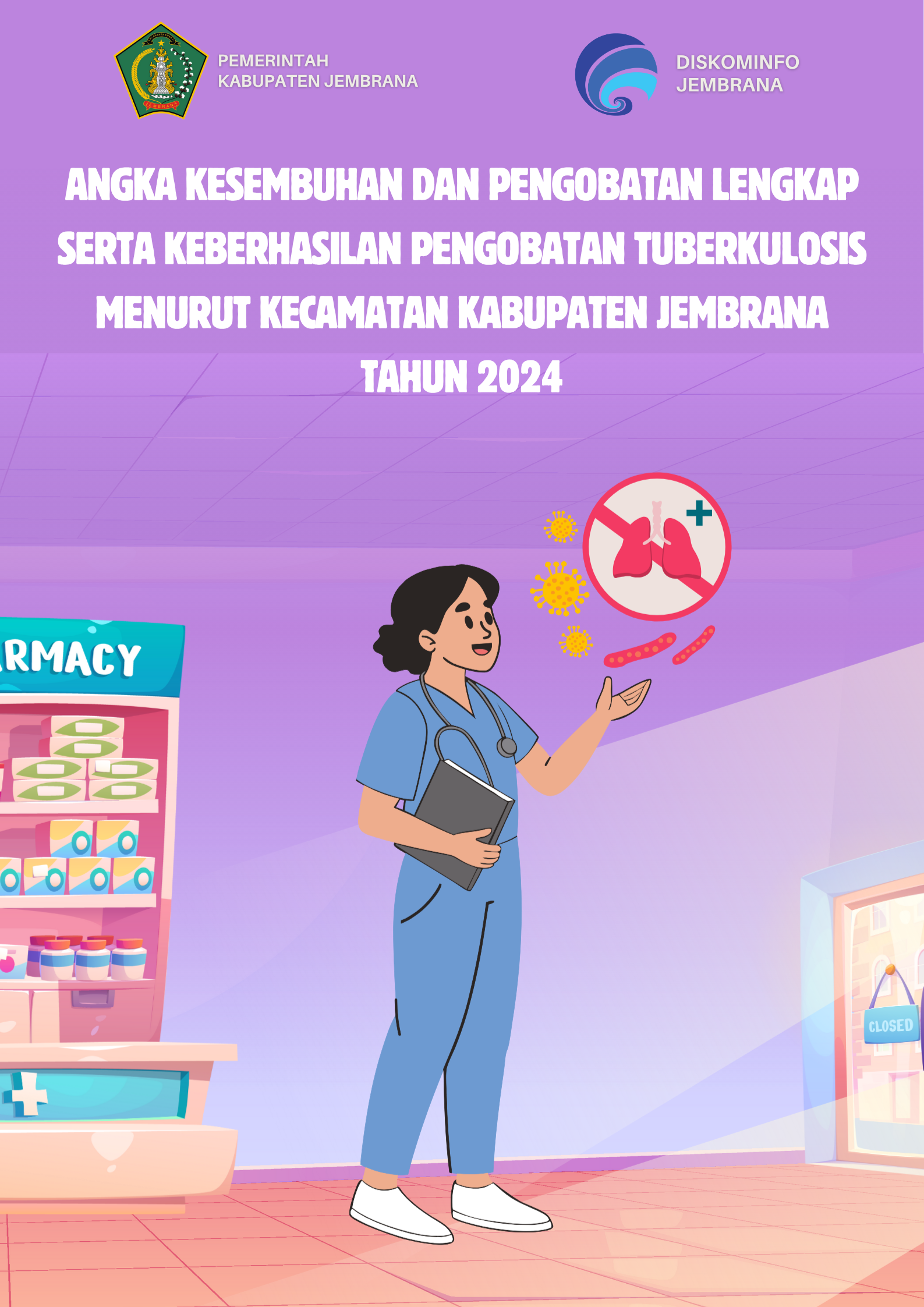 Infografis Angka Kesembuhan dan Pengobatan Tuberkulosis Tahun 2024